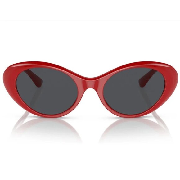 NEW VERSACE VE4455U 5344/87 SUNGLASSES RED GREY WOMEN EYEWEAR VERSACE VE4455U 53 - Picture 2 of 4
